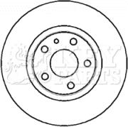 Key Parts KBD4307 - Тормозной диск autosila-amz.com