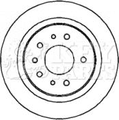 Key Parts KBD4319 - Тормозной диск autosila-amz.com