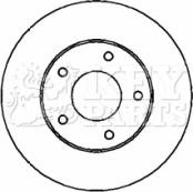 Key Parts KBD4327 - Тормозной диск autosila-amz.com