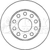 Key Parts KBD4273 - Тормозной диск autosila-amz.com