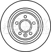 Key Parts KBD4730 - Тормозной диск autosila-amz.com