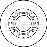 BENDIX 522052 - Тормозной диск autosila-amz.com