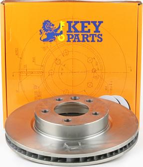 Key Parts KBD5757S - Тормозной диск autosila-amz.com