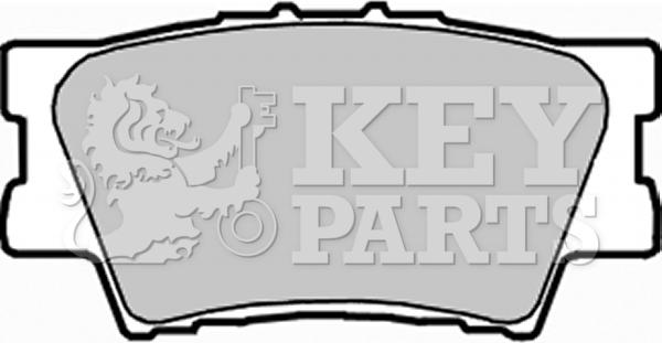 Key Parts KBP1990 - Тормозные колодки, дисковые, комплект autosila-amz.com
