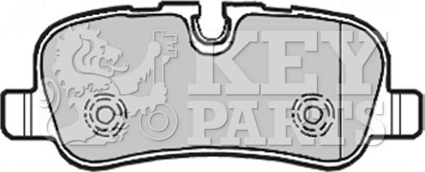 Key Parts KBP1941 - Тормозные колодки, дисковые, комплект autosila-amz.com