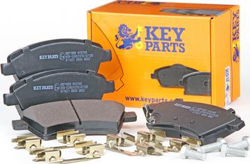 Key Parts KBP1968 - Тормозные колодки, дисковые, комплект autosila-amz.com