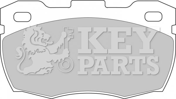 Key Parts KBP1571 - Тормозные колодки, дисковые, комплект autosila-amz.com