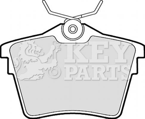 Key Parts KBP1899 - Тормозные колодки, дисковые, комплект autosila-amz.com