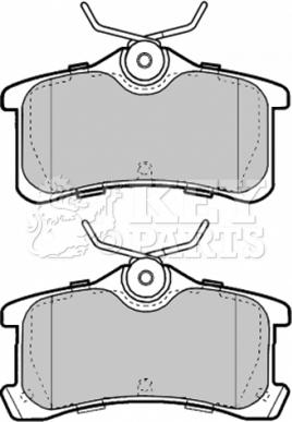 Key Parts KBP1885 - Тормозные колодки, дисковые, комплект autosila-amz.com