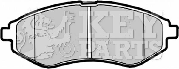 Key Parts KBP1879 - Тормозные колодки, дисковые, комплект autosila-amz.com