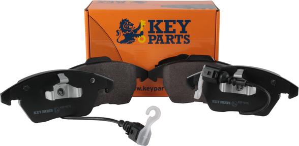 Key Parts KBP1876 - Тормозные колодки, дисковые, комплект autosila-amz.com