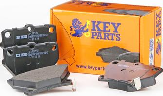 Key Parts KBP1712 - Тормозные колодки, дисковые, комплект autosila-amz.com