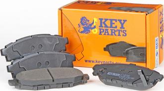 Key Parts KBP2004 - Тормозные колодки, дисковые, комплект autosila-amz.com