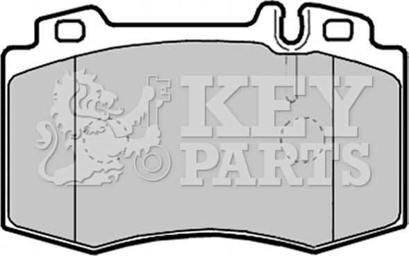Key Parts KBP2132 - Тормозные колодки, дисковые, комплект autosila-amz.com