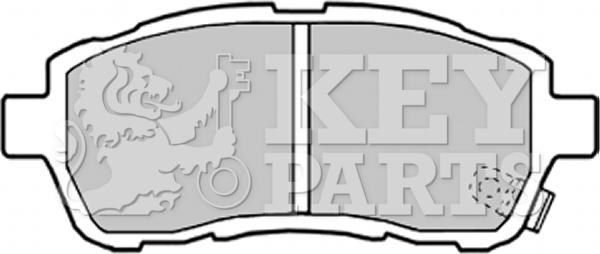 Key Parts KBP2304 - Тормозные колодки, дисковые, комплект autosila-amz.com