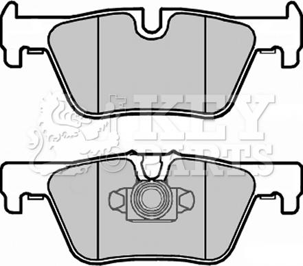 DJ Parts BP2501 - Тормозные колодки, дисковые, комплект autosila-amz.com