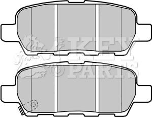 Key Parts KBP2326 - Тормозные колодки, дисковые, комплект autosila-amz.com