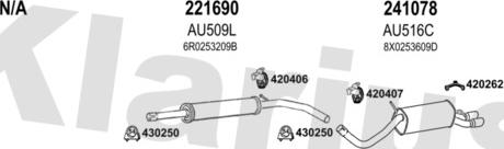 Klarius 940853E - Система выпуска ОГ autosila-amz.com