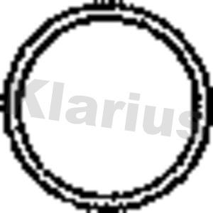 Klarius HAG4 - Прокладка, труба выхлопного газа autosila-amz.com
