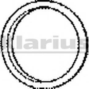 Klarius 410347 - Прокладка, труба выхлопного газа autosila-amz.com