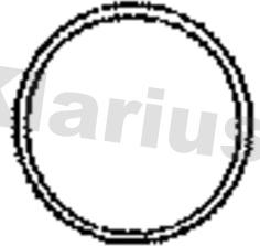 Klarius 411118 - Прокладка, труба выхлопного газа autosila-amz.com