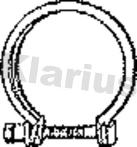 Klarius 430484 - Соединительные элементы, система выпуска autosila-amz.com