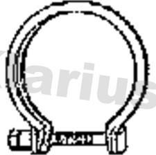 Klarius 430896 - Соединительные элементы, система выпуска autosila-amz.com