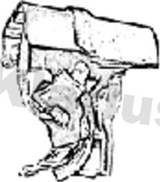Klarius 420538 - Кронштейн, втулка, система выпуска ОГ autosila-amz.com