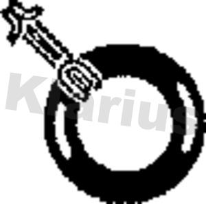 Klarius 420141 - Кронштейн, втулка, система выпуска ОГ autosila-amz.com