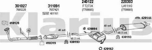 Klarius 510045E - Система выпуска ОГ autosila-amz.com