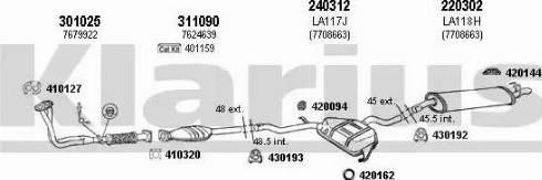 Klarius 510043E - Система выпуска ОГ autosila-amz.com