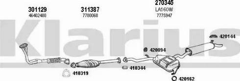 Klarius 510101E - Система выпуска ОГ autosila-amz.com