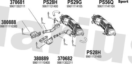 Klarius 680031U - Система выпуска ОГ autosila-amz.com