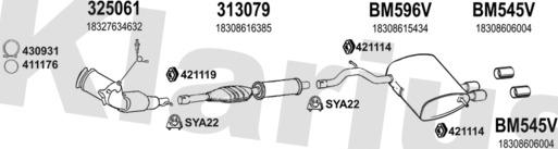 Klarius 620062U - Система выпуска ОГ autosila-amz.com