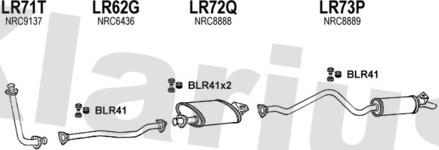 Klarius 090102U - Система выпуска ОГ autosila-amz.com