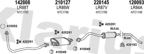 Klarius 090114E - Система выпуска ОГ autosila-amz.com