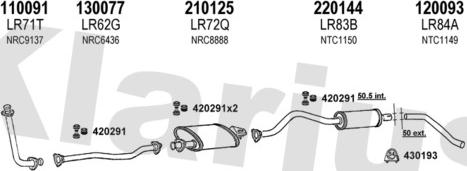 Klarius 090113E - Система выпуска ОГ autosila-amz.com