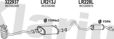 Klarius 090351U - Система выпуска ОГ autosila-amz.com