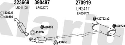 Klarius 090366E - Система выпуска ОГ autosila-amz.com