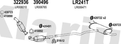 Klarius 090363U - Система выпуска ОГ autosila-amz.com