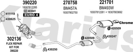 Klarius 060549E - Система выпуска ОГ autosila-amz.com