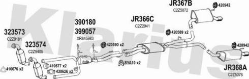 Klarius 080224U - Система выпуска ОГ autosila-amz.com