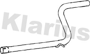 Klarius 143036 - Труба выхлопного газа autosila-amz.com