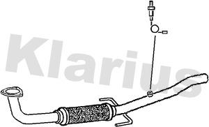 Klarius 142740 - Труба выхлопного газа autosila-amz.com
