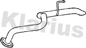 Klarius 142728 - Труба выхлопного газа autosila-amz.com