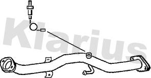 Klarius 150365 - Труба выхлопного газа autosila-amz.com