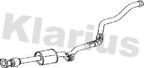 Klarius 160380 - Труба выхлопного газа autosila-amz.com