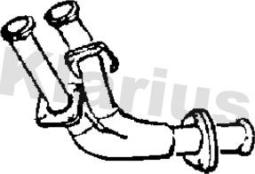 Klarius 110463 - Труба выхлопного газа autosila-amz.com