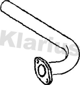 Klarius 110559 - Труба выхлопного газа autosila-amz.com