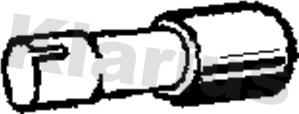 Klarius 110550 - Труба выхлопного газа autosila-amz.com